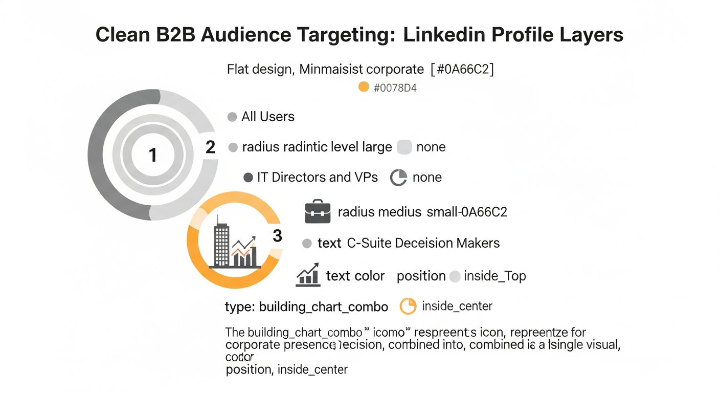 Bing 广告 LinkedIn 职业定向示意图