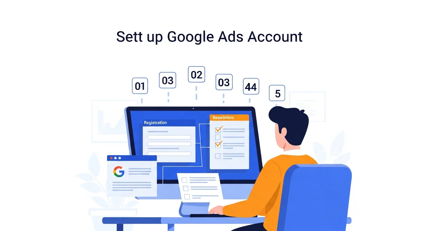 Google 广告开户流程全记录：从注册到首条广告上线只需 5 步