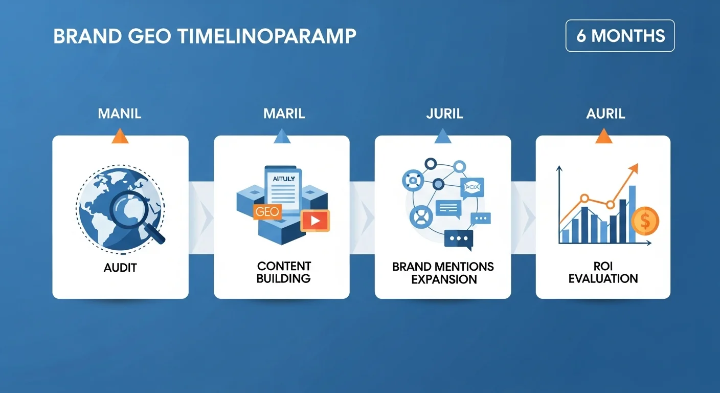 出海品牌GEO优化六个月实施路线图